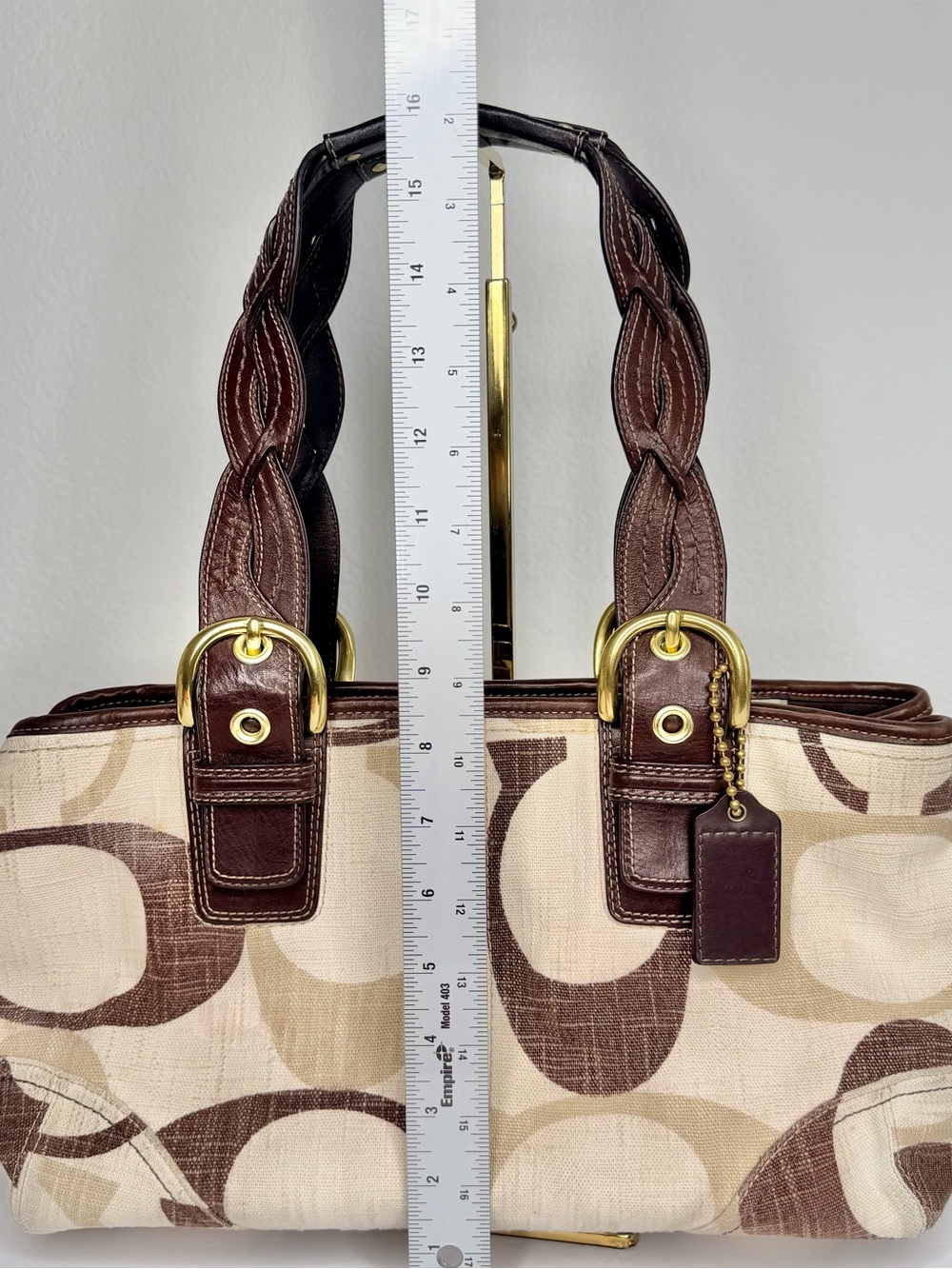 Coach vintage Y2K Soho Monogram canvas shoulder bag - Picture 11 of 13